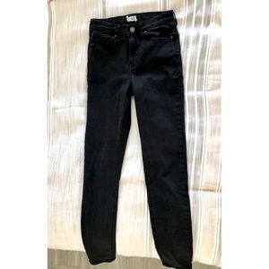 Black Topshop Moto Jamie Jeans